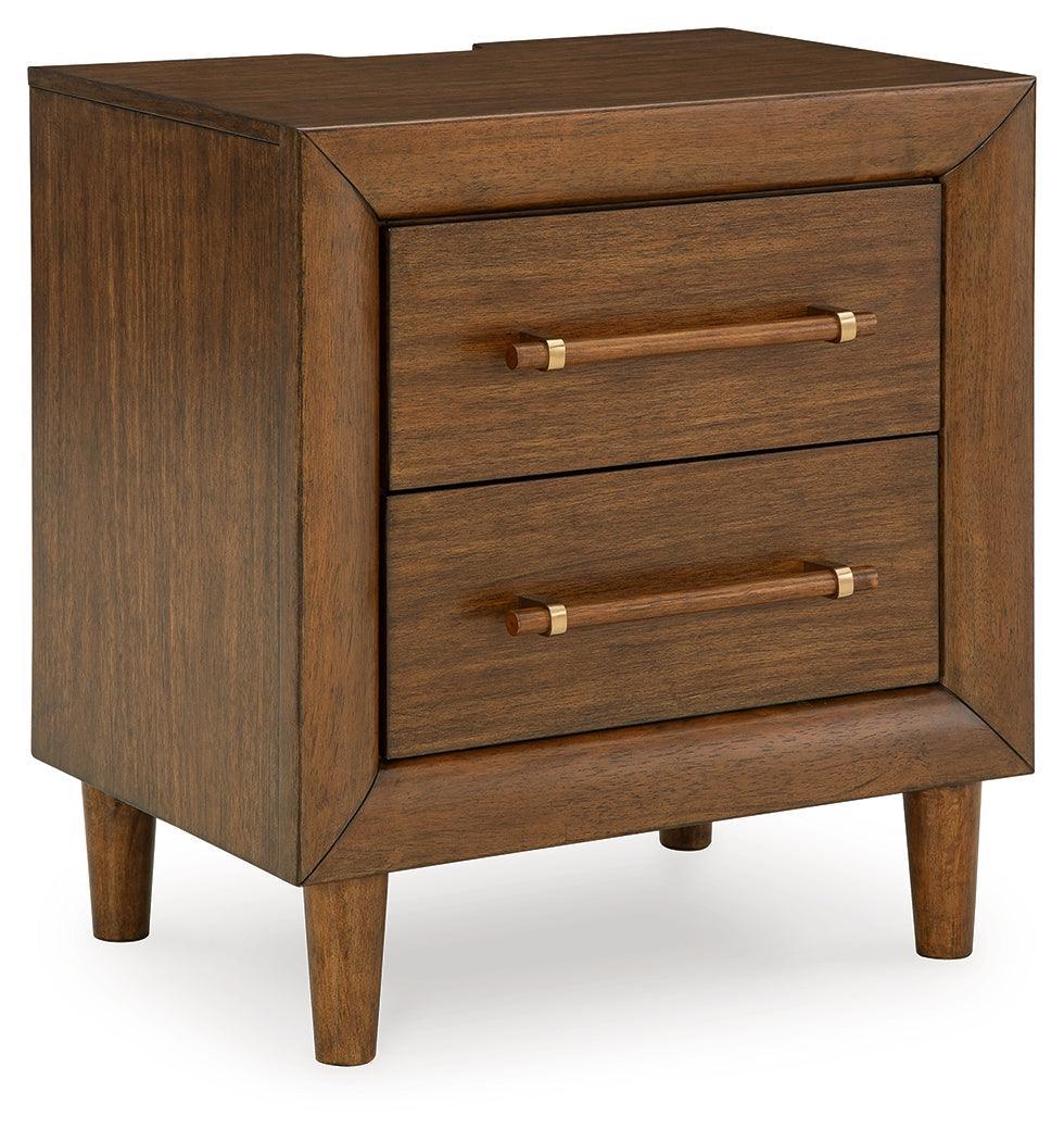 Lyncott Brown Nightstand - Ella Furniture
