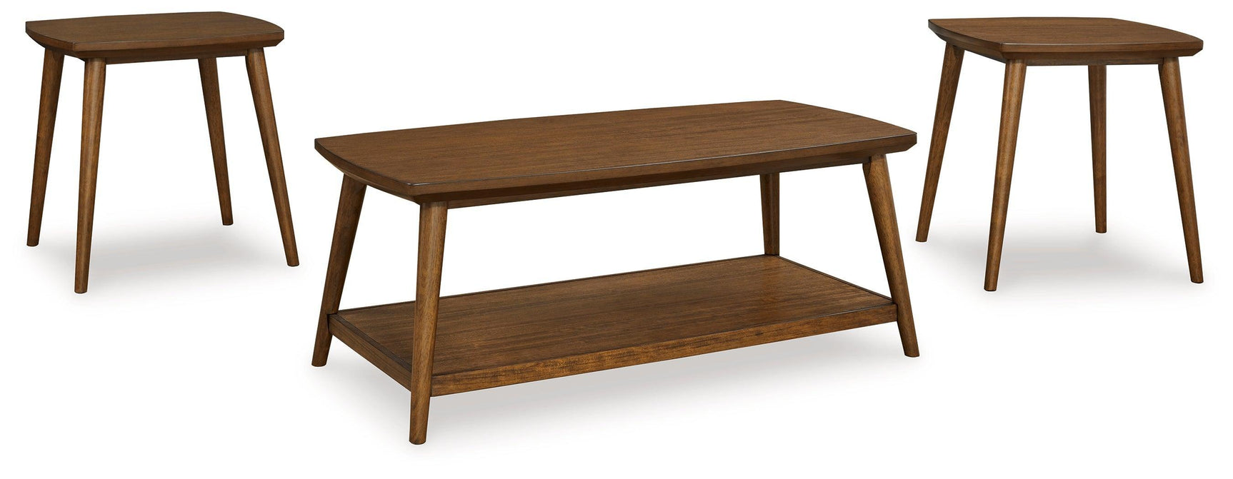 Lyncott Brown Table (Set of 3) - Ella Furniture