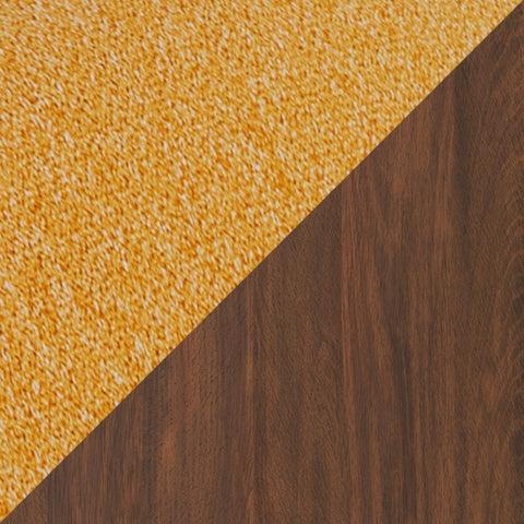 Lyncott Mustard/brown Dining Table And 4 Chairs PKG015477 - D615-15 | D615-04 | D615-04 - Ella Furniture