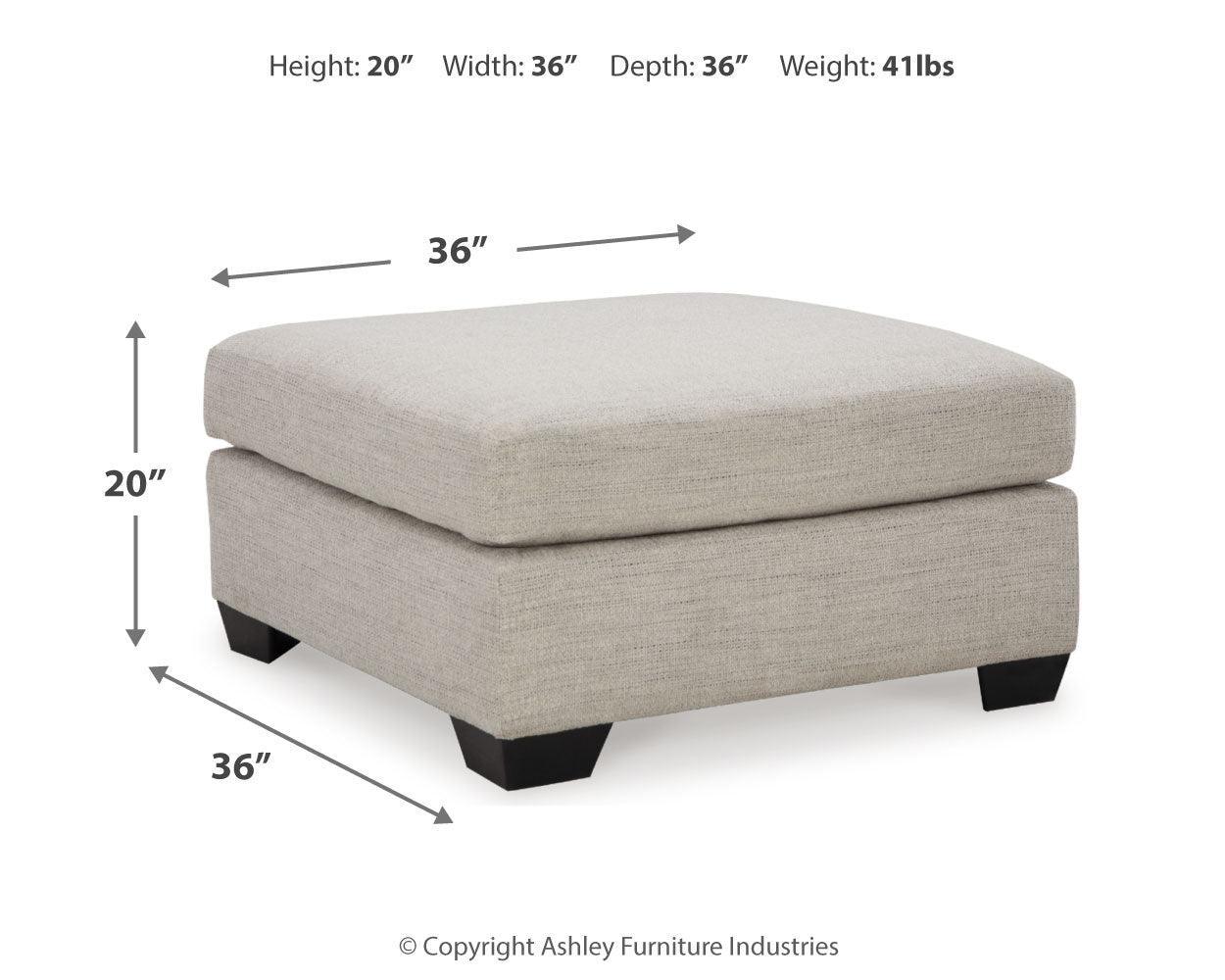 Mahoney Pebble 2-Piece Sectional With Ottoman PKG015085 - 31004S1 | 3100408 - Ella Furniture
