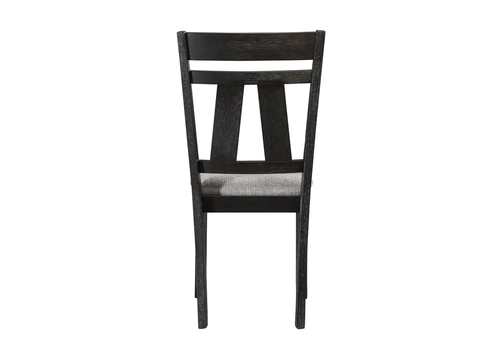 Maribelle Wheat Charcoal Modern Solid Wood And Veneers Fabric Upholstered Dining Room Set - Ella Furniture