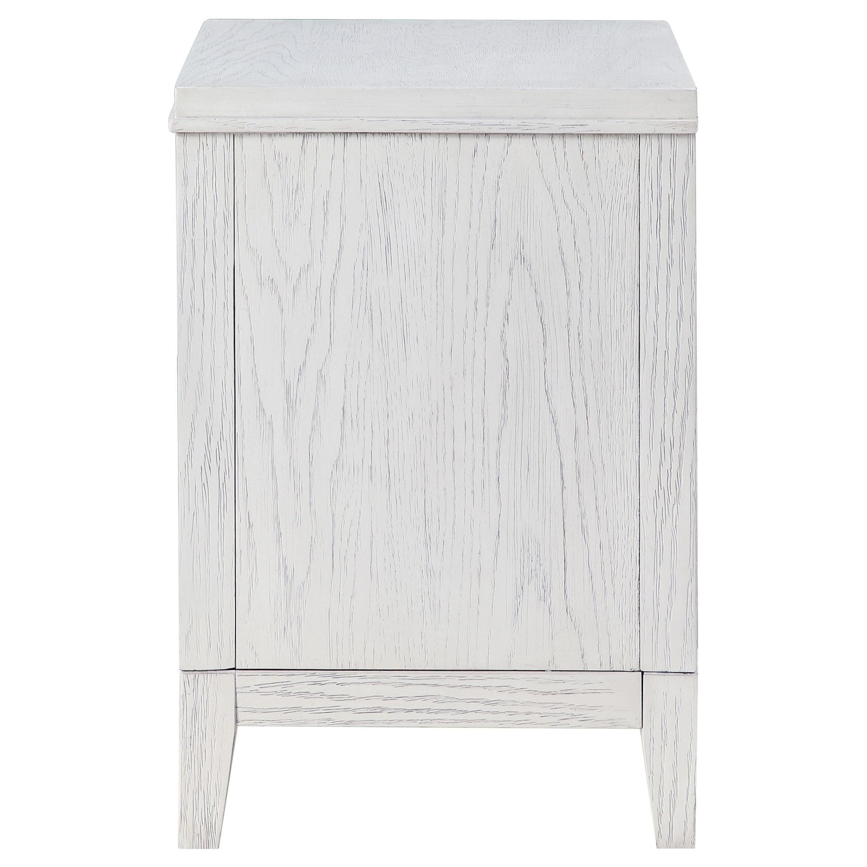 Marielle 2-drawer Nightstand Bedside Table Distressed White 224842 - Ella Furniture