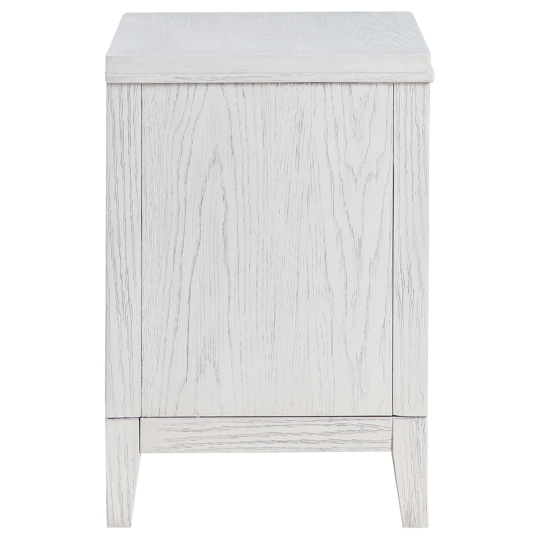 Marielle 2-drawer Nightstand Bedside Table Distressed White 224842 - Ella Furniture