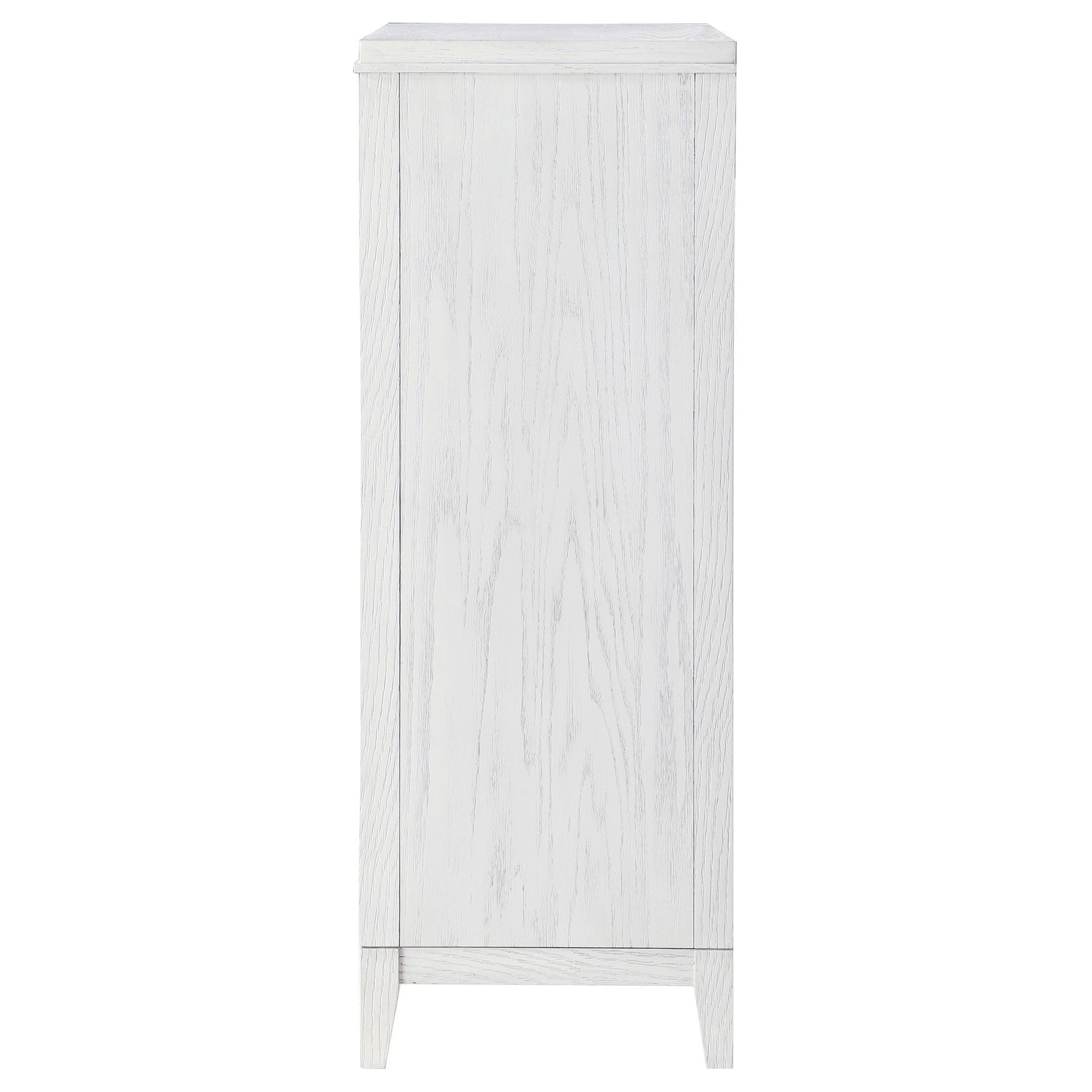 Marielle 5-drawer Bedroom Chest Distressed White 224845 - Ella Furniture