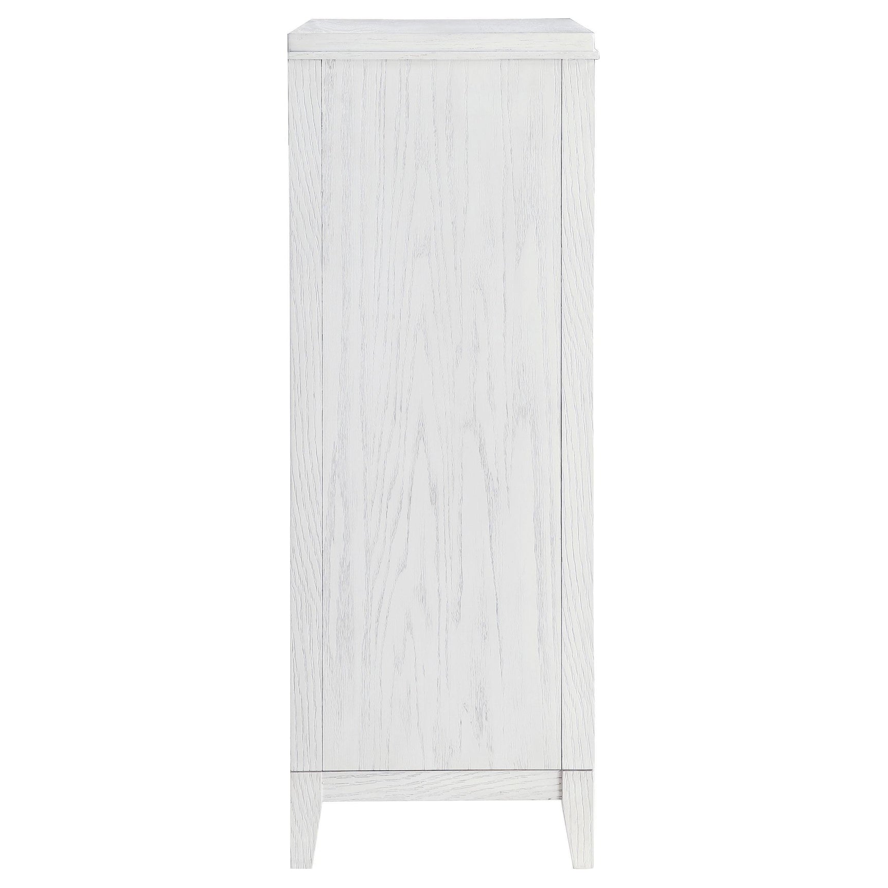 Marielle 5-drawer Bedroom Chest Distressed White 224845 - Ella Furniture