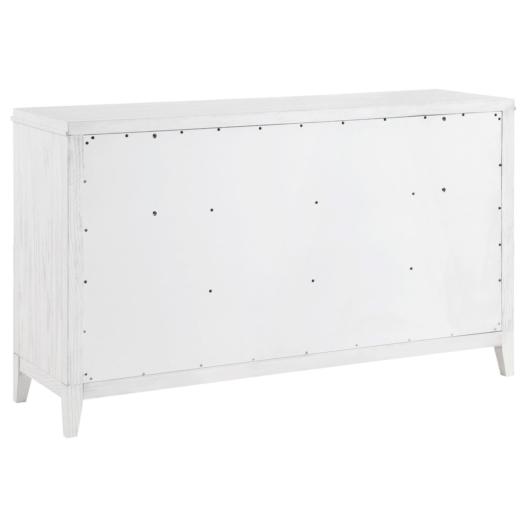 Marielle 6-drawer Bedroom Dresser Distressed White 224843 - Ella Furniture