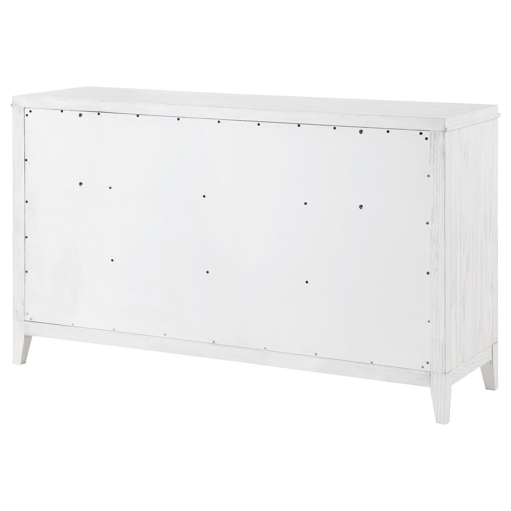 Marielle 6-drawer Bedroom Dresser Distressed White 224843 - Ella Furniture