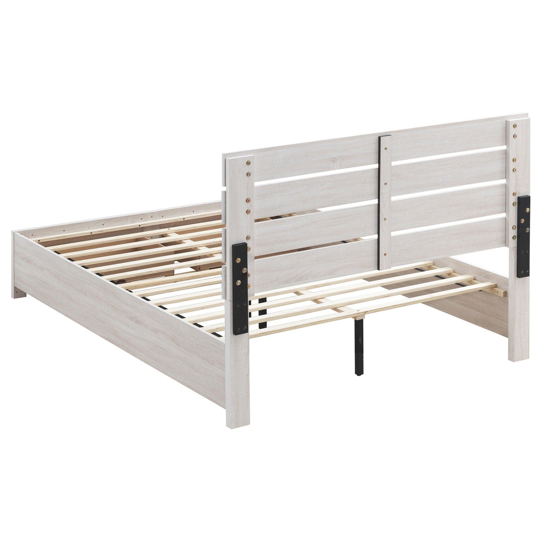 Marion Coastal White Storage Bedroom Set - Ella Furniture
