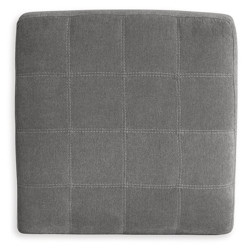 Marleton Gray 2-Piece Sleeper Sectional With Ottoman - Ella Furniture
