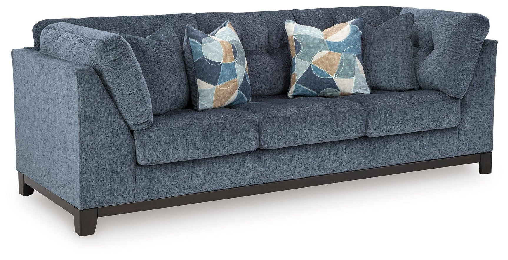Maxon Place Navy Chenille Sofa - Ella Furniture
