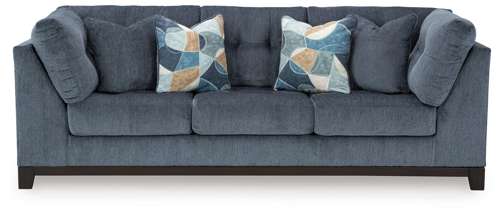 Maxon Place Navy Chenille Sofa - Ella Furniture