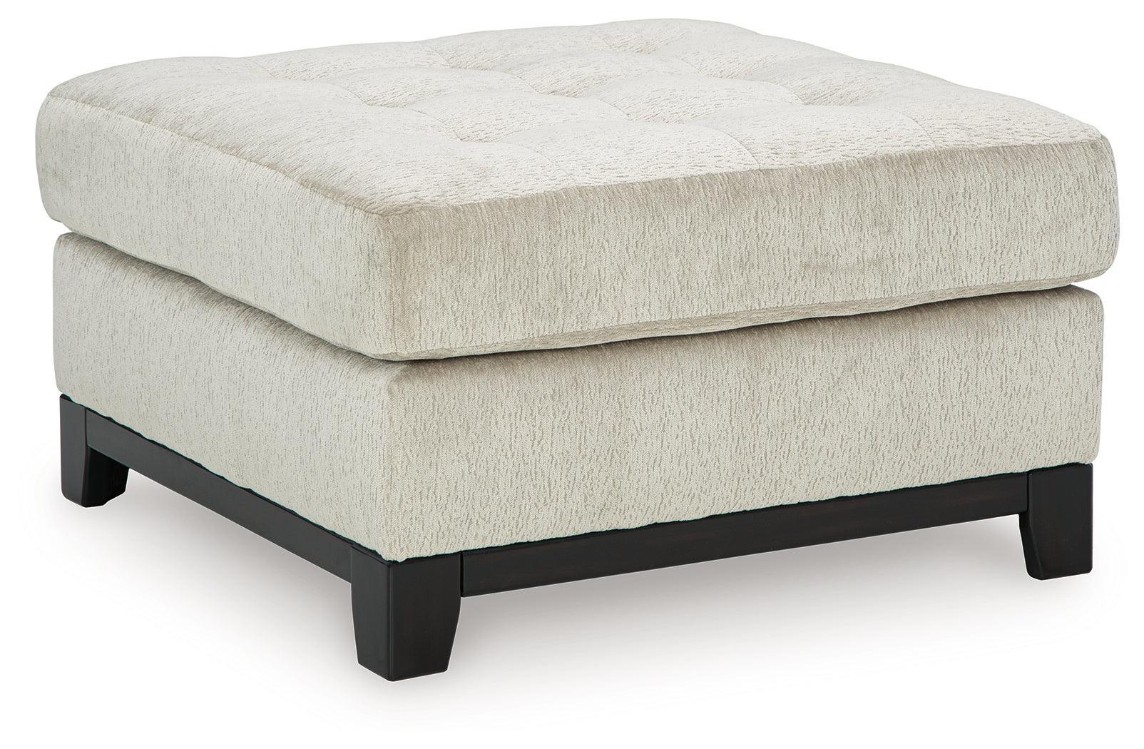 Maxon Place Stone Oversized Accent Ottoman - Ella Furniture