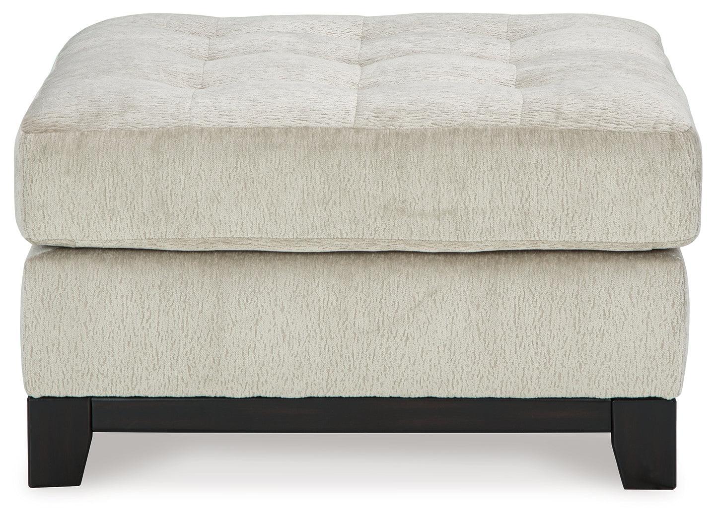 Maxon Place Stone Oversized Accent Ottoman - Ella Furniture