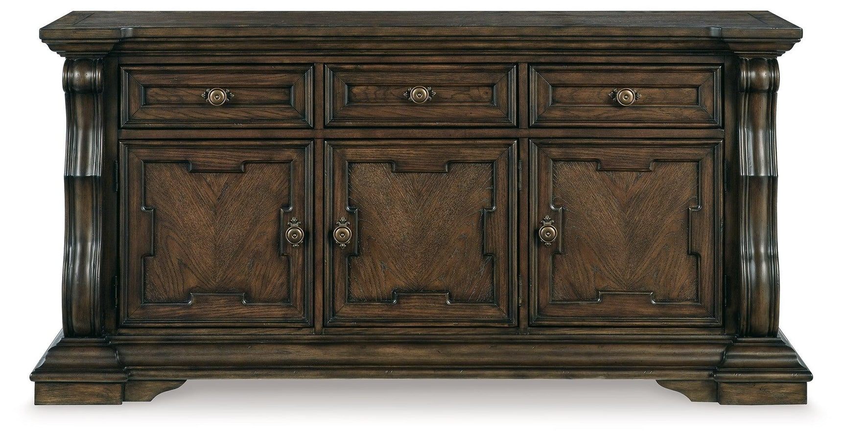 Maylee Dark Brown Dining Buffet - Ella Furniture