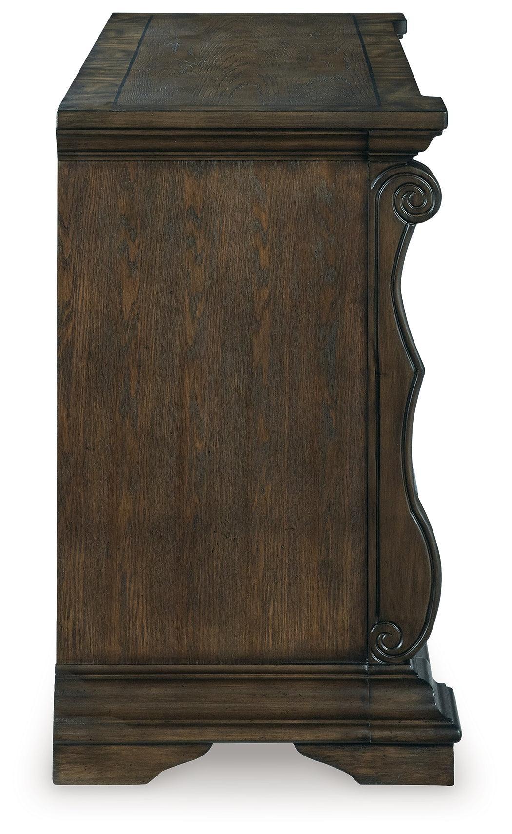 Maylee Dark Brown Dining Buffet - Ella Furniture