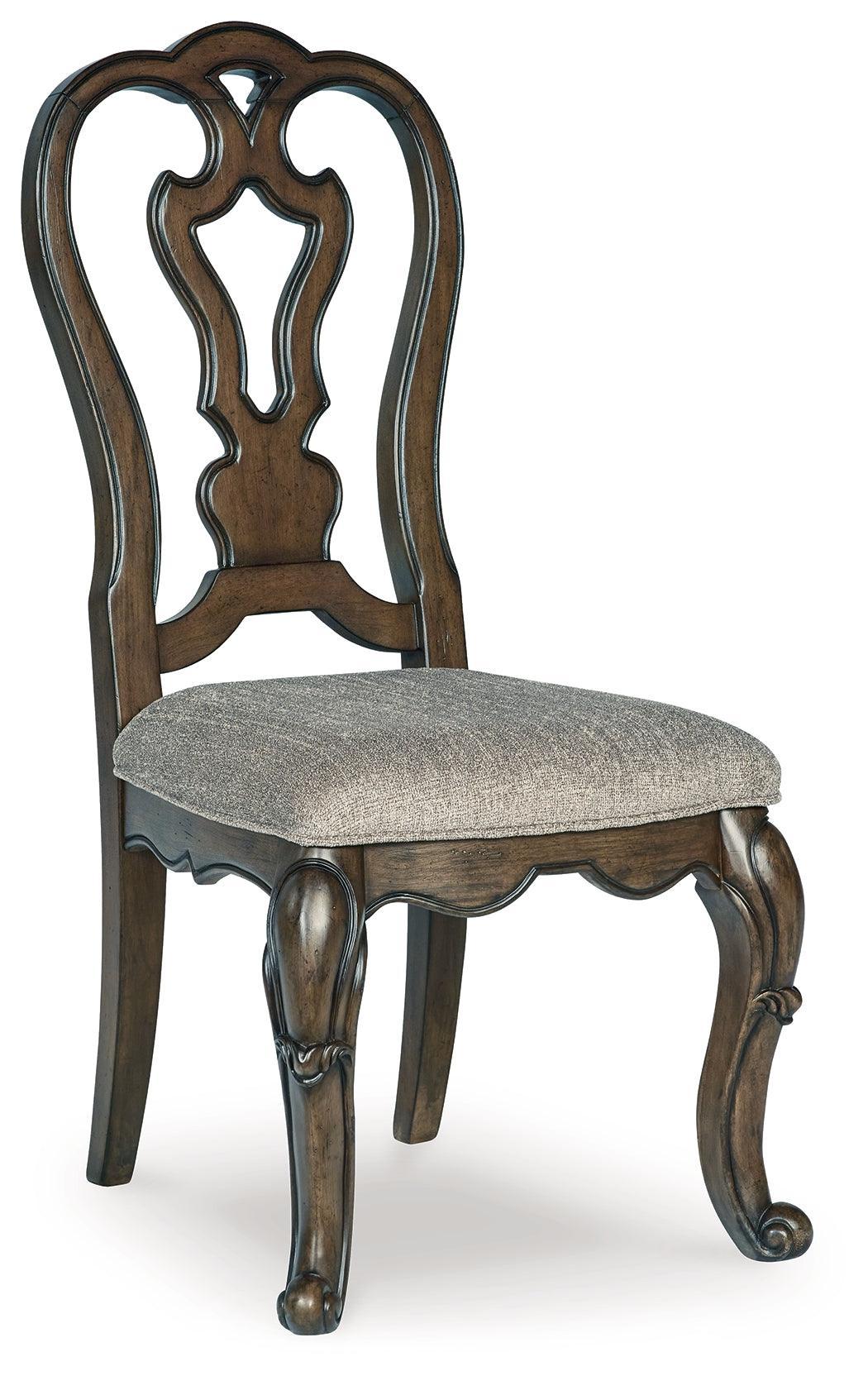 Maylee Dark Brown Dining Chair - Ella Furniture