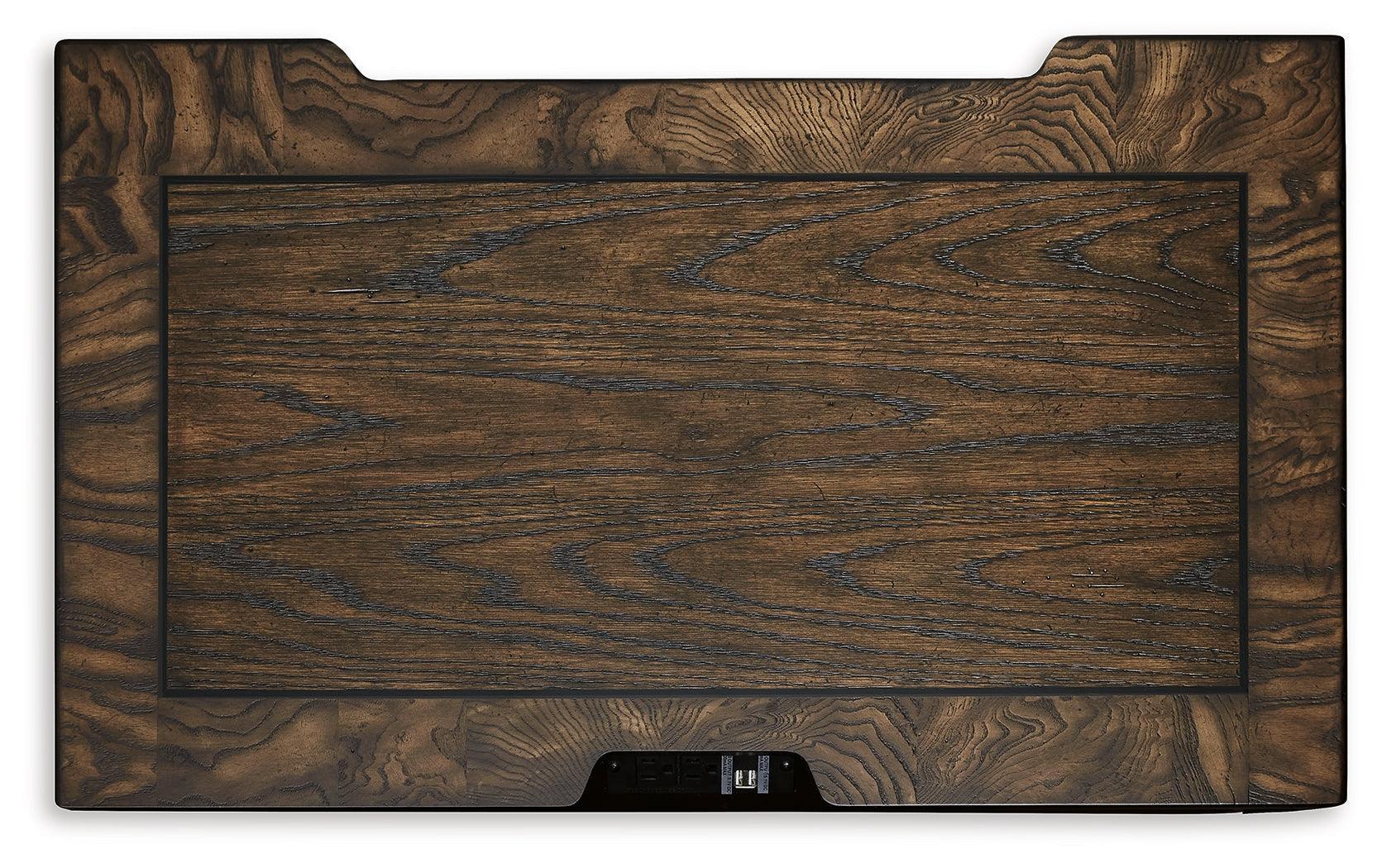 Maylee Dark Brown Nightstand - Ella Furniture