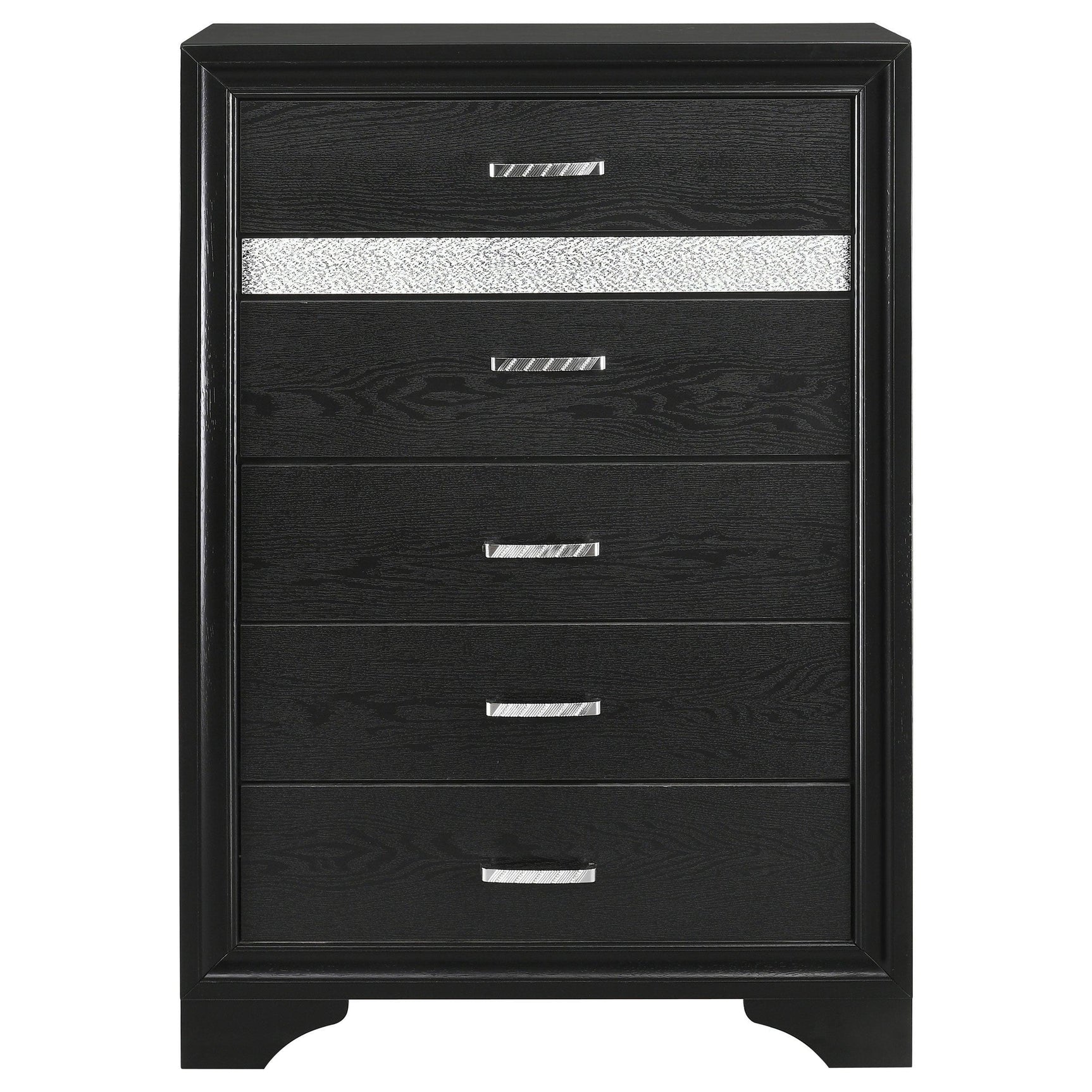 Miranda Storage Black Bedroom Set - Ella Furniture