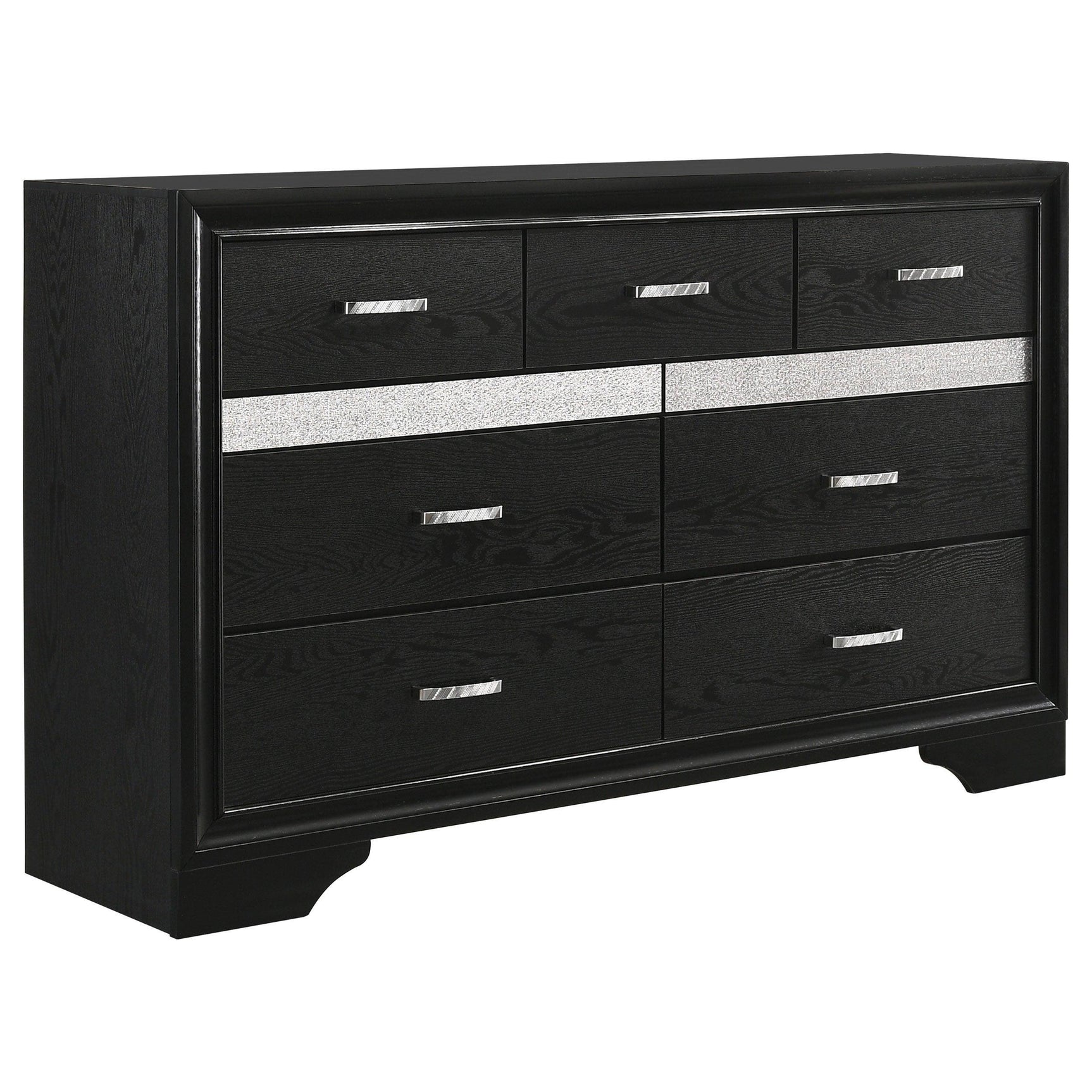 Miranda Storage Black Bedroom Set - Ella Furniture