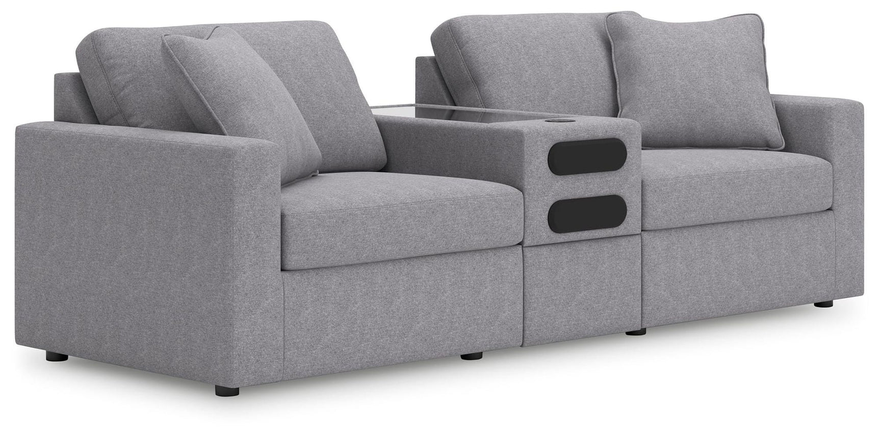 Modmax Granite Performance Fabric,Next-Gen Nuvella™ 3-Piece Sectional view 2