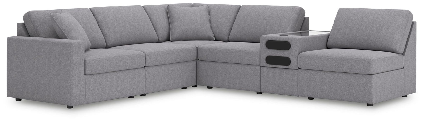 Modmax Granite Performance Fabric,Next-Gen Nuvella™ 6-Piece Sectional view 3