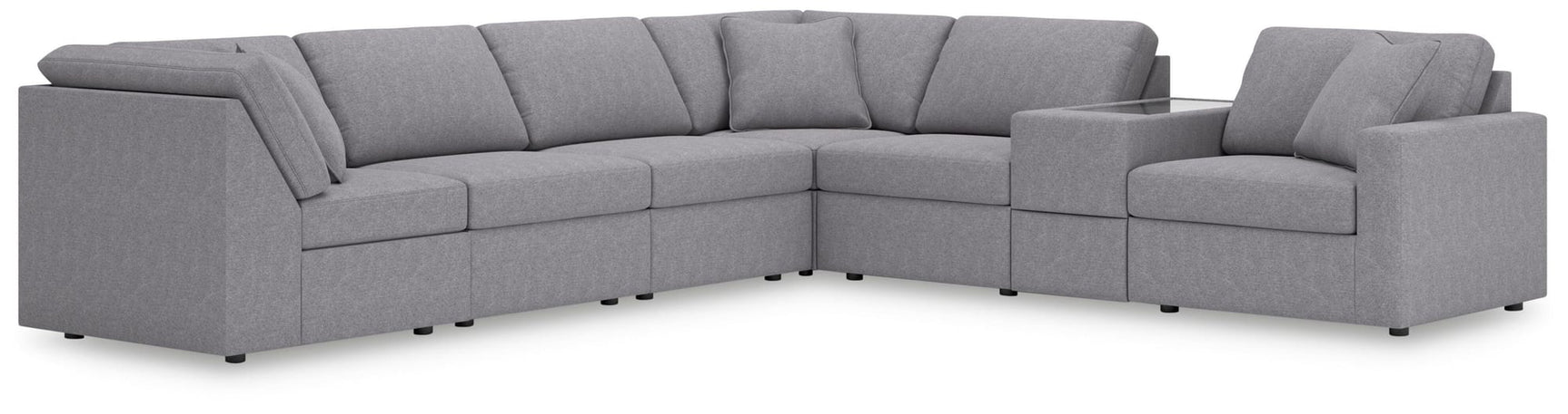 Modmax Granite Performance Fabric,Next-Gen Nuvella™ 7-Piece Sectional view 2