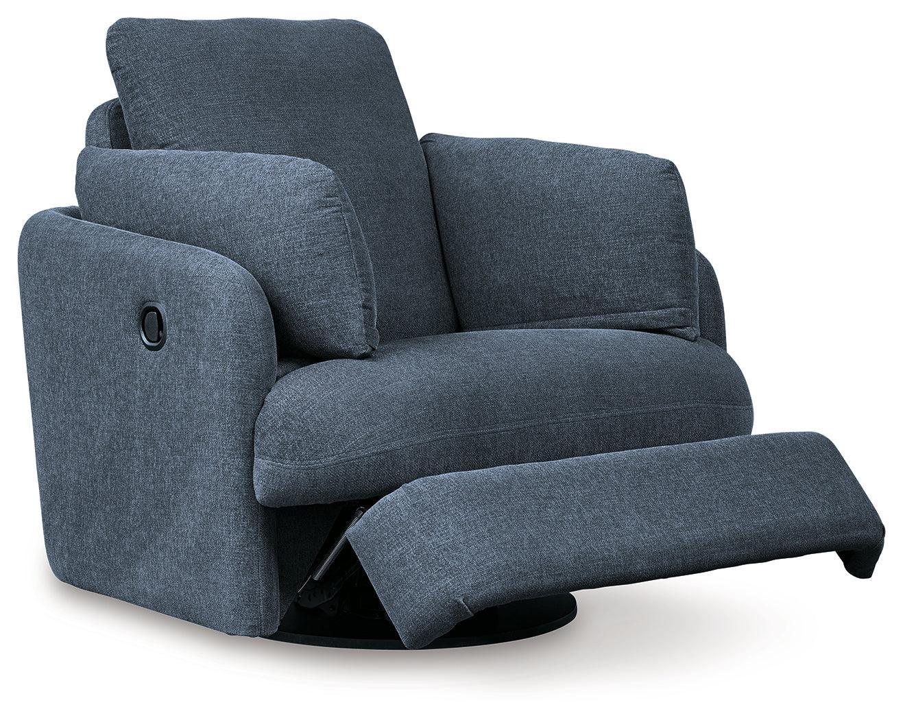 Modmax Ink Nuvella® Swivel Glider Recliner - Ella Furniture
