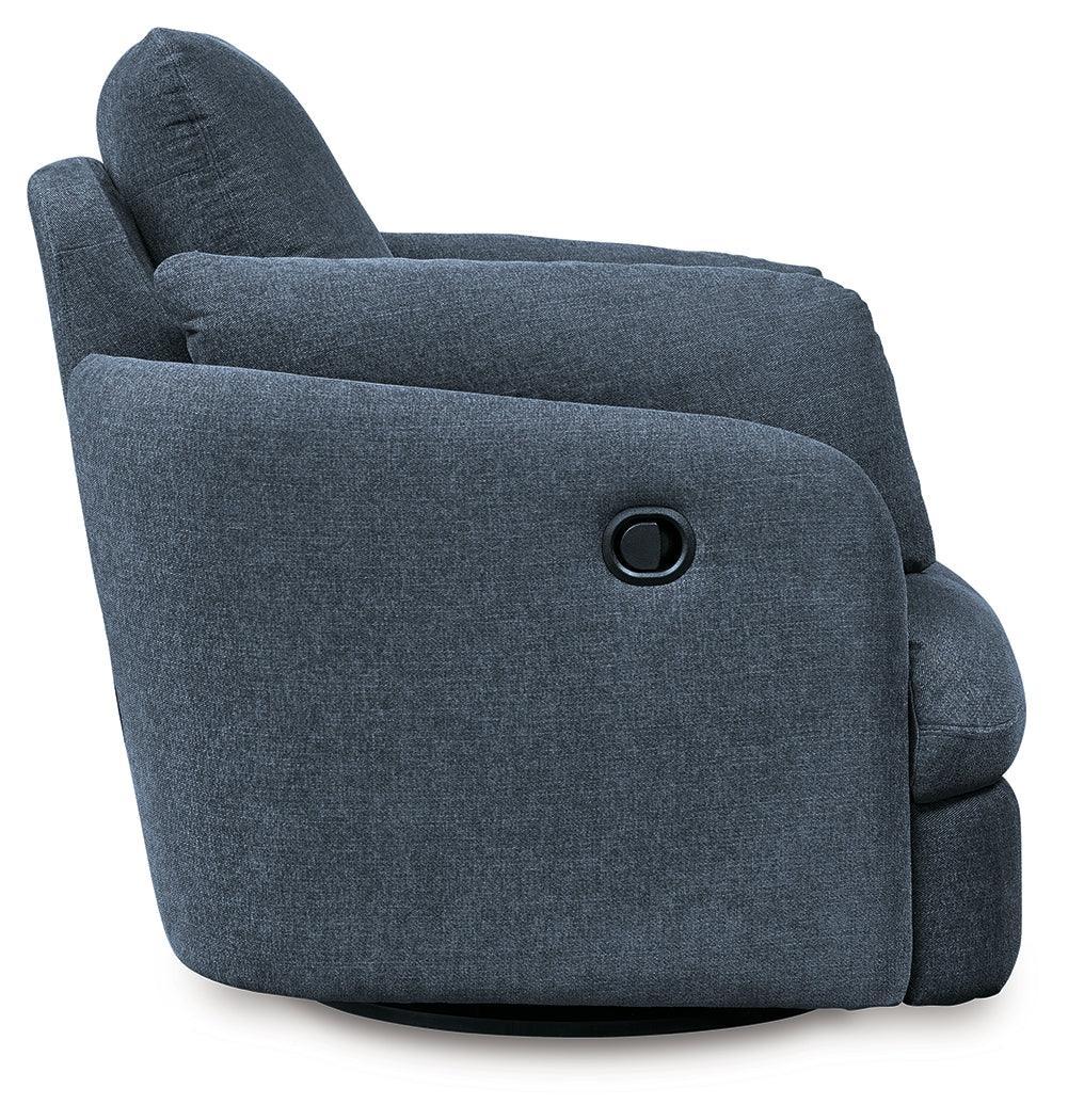 Modmax Ink Nuvella® Swivel Glider Recliner - Ella Furniture