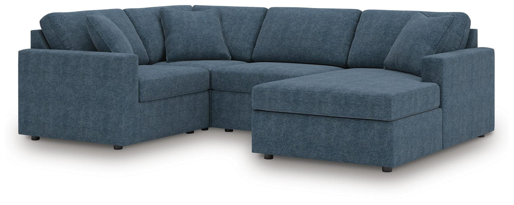 Modmax Ink Performance Fabric,Next-Gen Nuvella™ 4-Piece Sectional with Chaise view 4