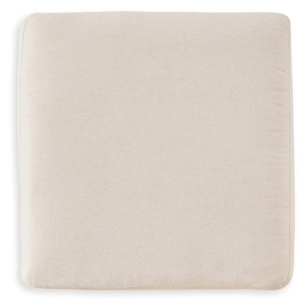 Modmax Oyster Nuvella® Oversized Accent Ottoman - Ella Furniture