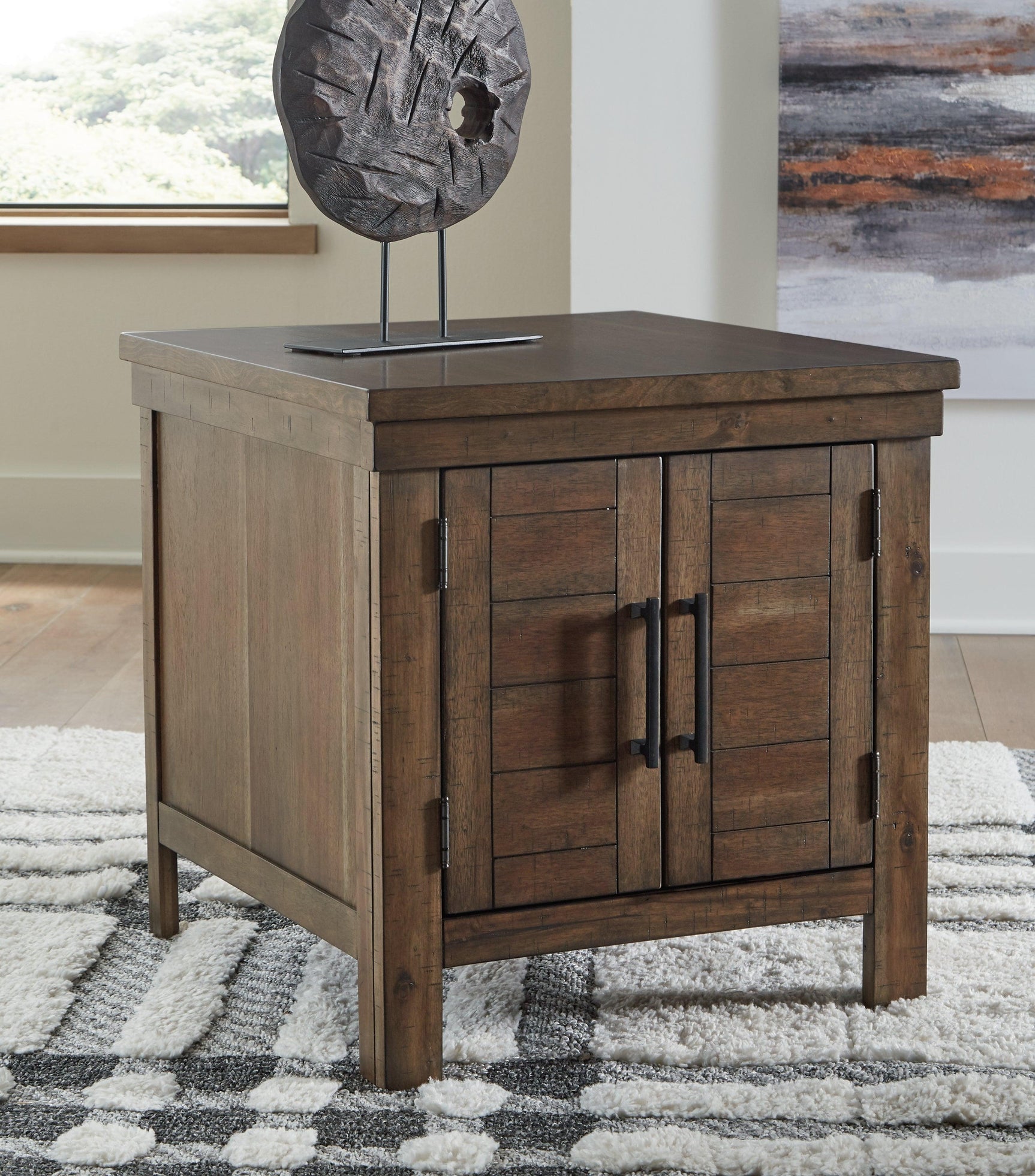 Moriville Grayish Brown Coffee Table With 1 End Table PKG015589 - T731-9 | T731-3 - Ella Furniture