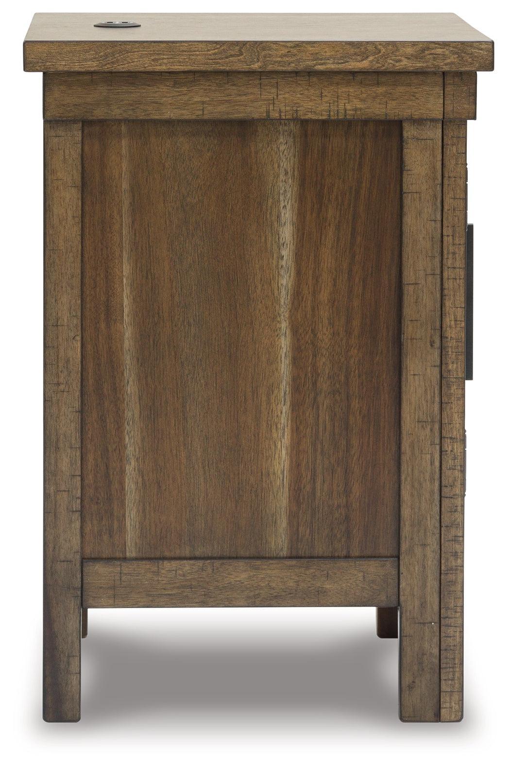 Moriville Grayish Brown Coffee Table With 2 End Tables - Ella Furniture