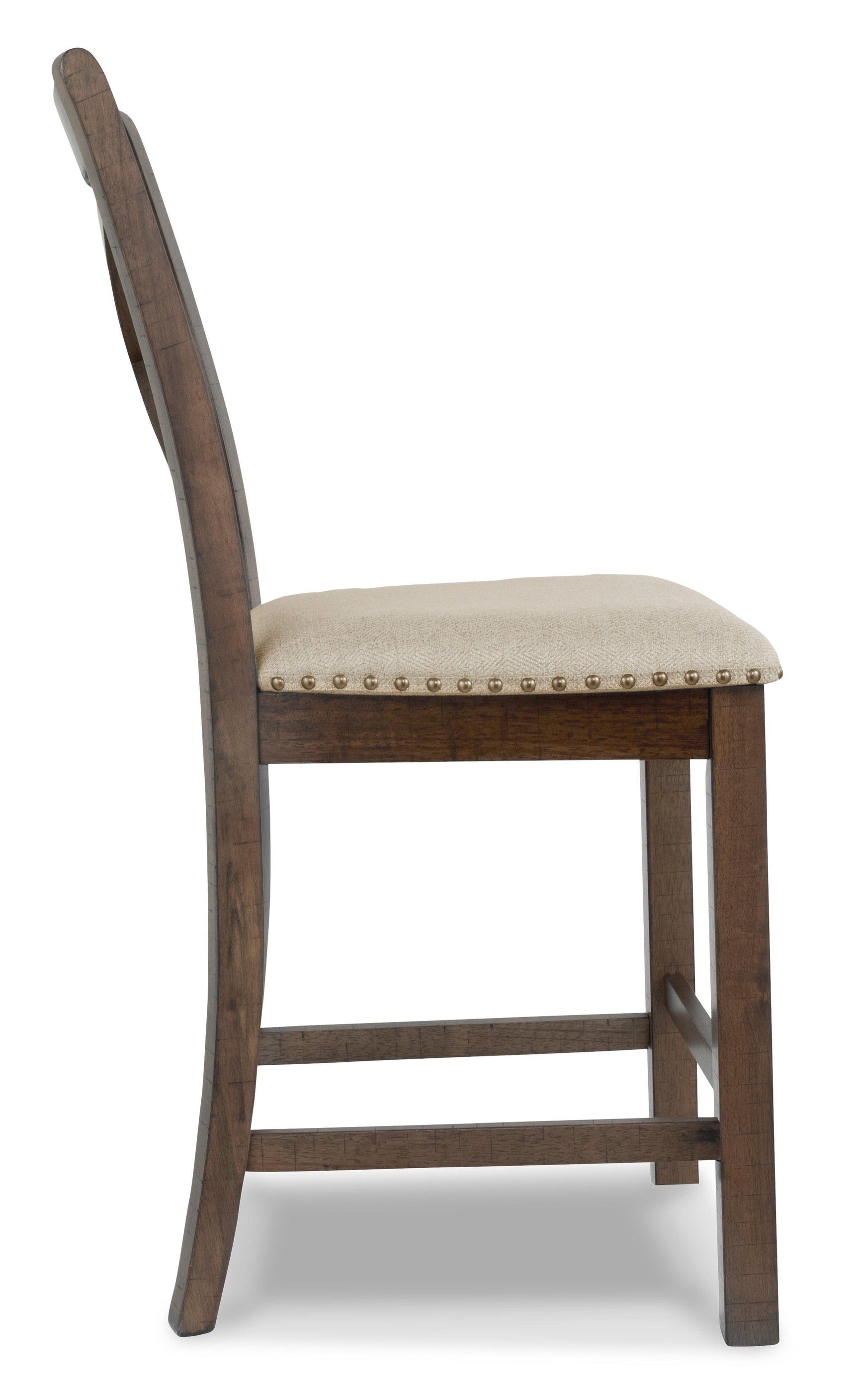 Moriville Grayish Brown Counter Height Dining Table And 4 Barstools And Bench - Ella Furniture
