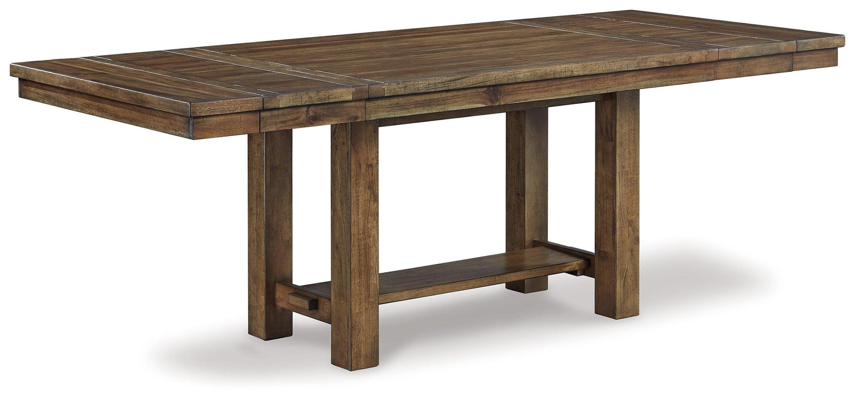 Moriville Grayish Brown Rectangular Dining Room Set - Ella Furniture