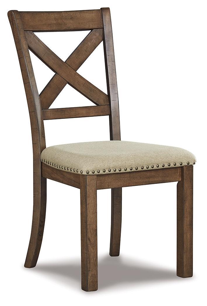 Moriville Grayish Brown Rectangular Dining Room Set - Ella Furniture