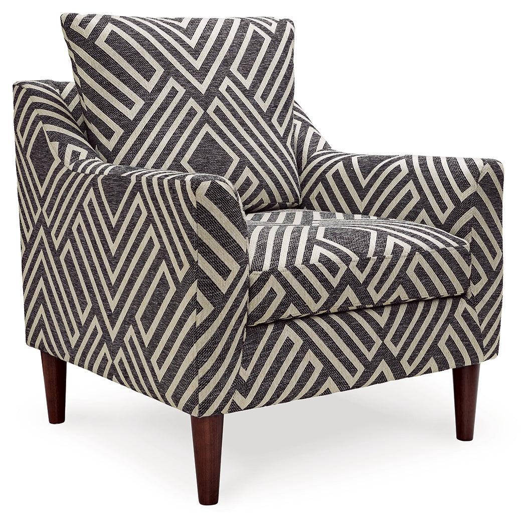 Morrilton Next-gen Nuvella Natural/charcoal Accent Chair - Ella Furniture