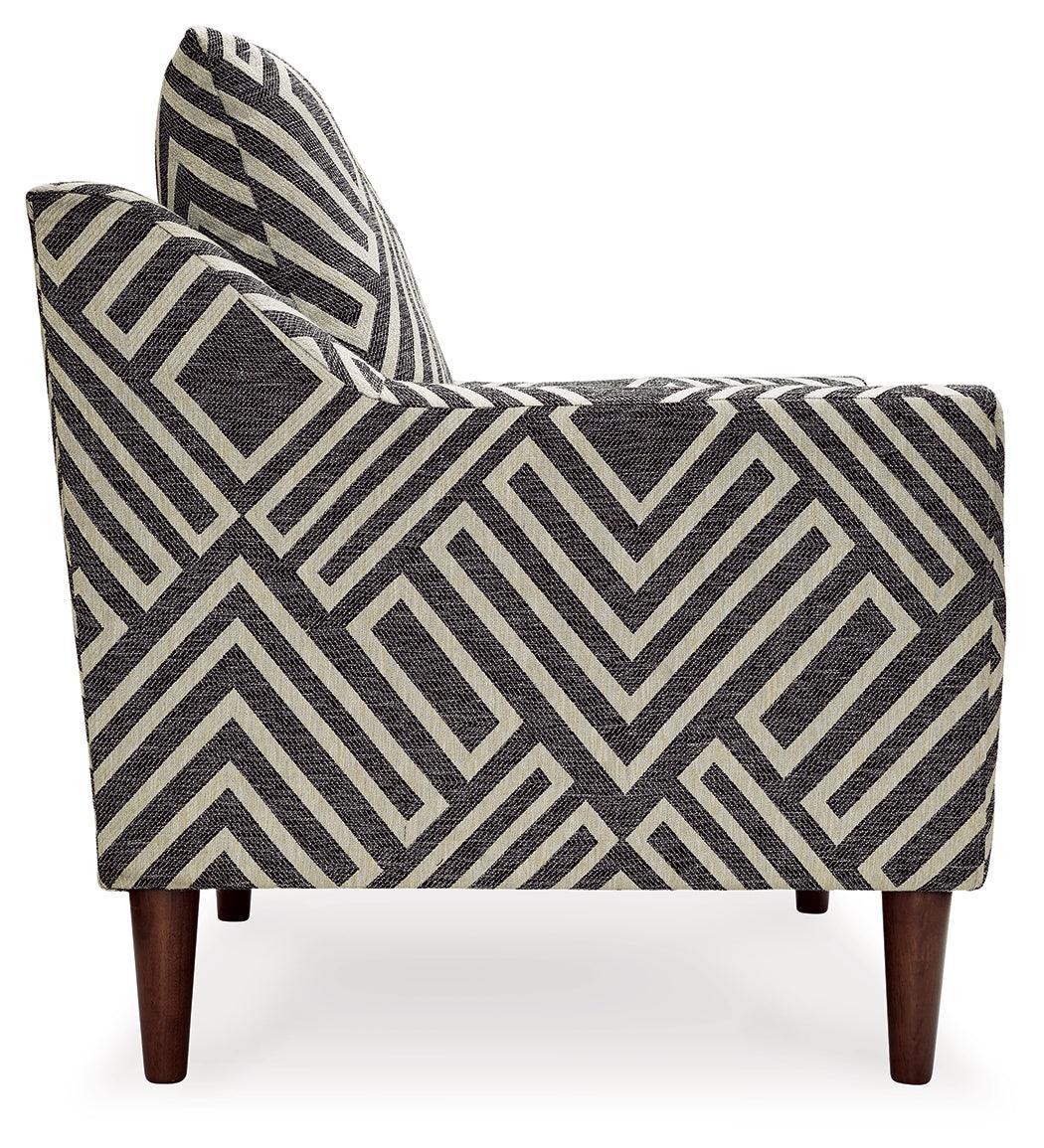 Morrilton Next-gen Nuvella Natural/charcoal Accent Chair - Ella Furniture