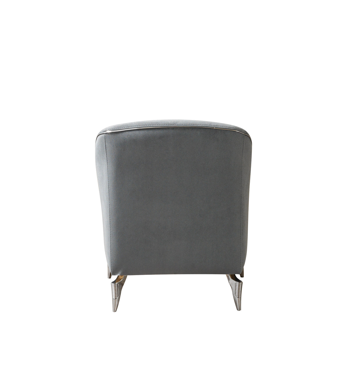 Vivian Gray Velvet Chair