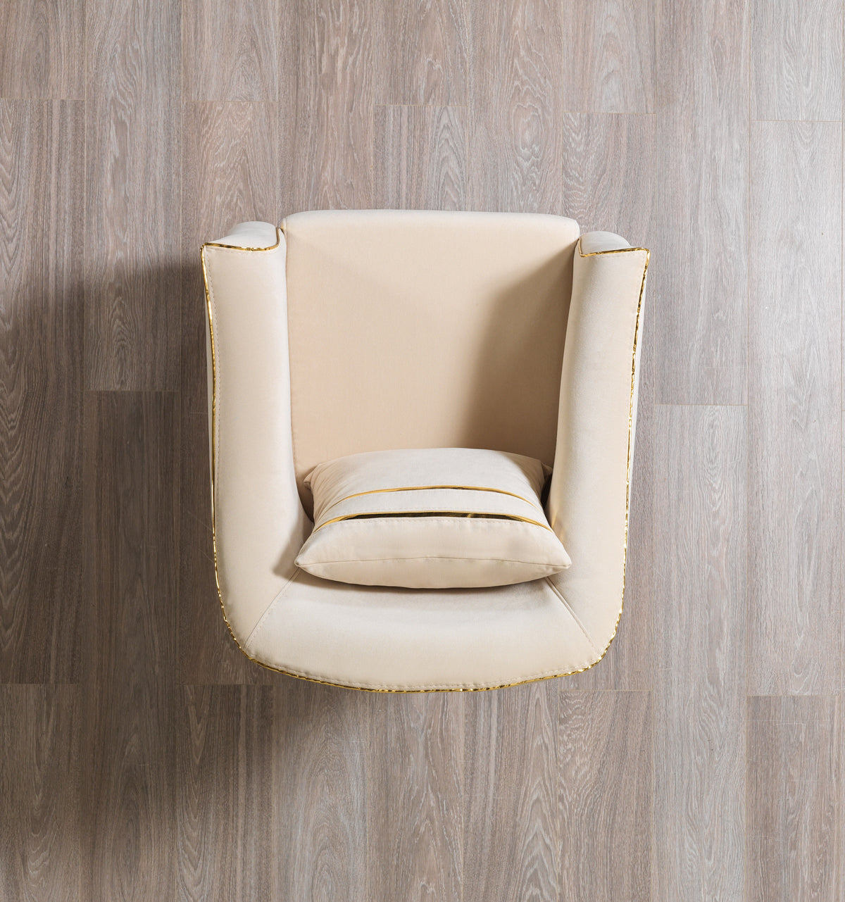 Vivian Ivory Velvet Sofa 89" & Loveseat 69"