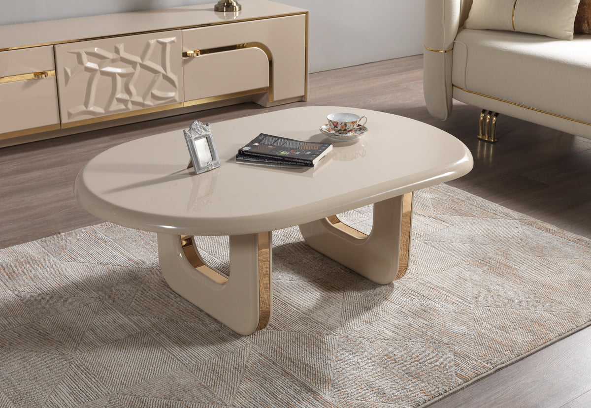 Lilith Ivory Coffee Table