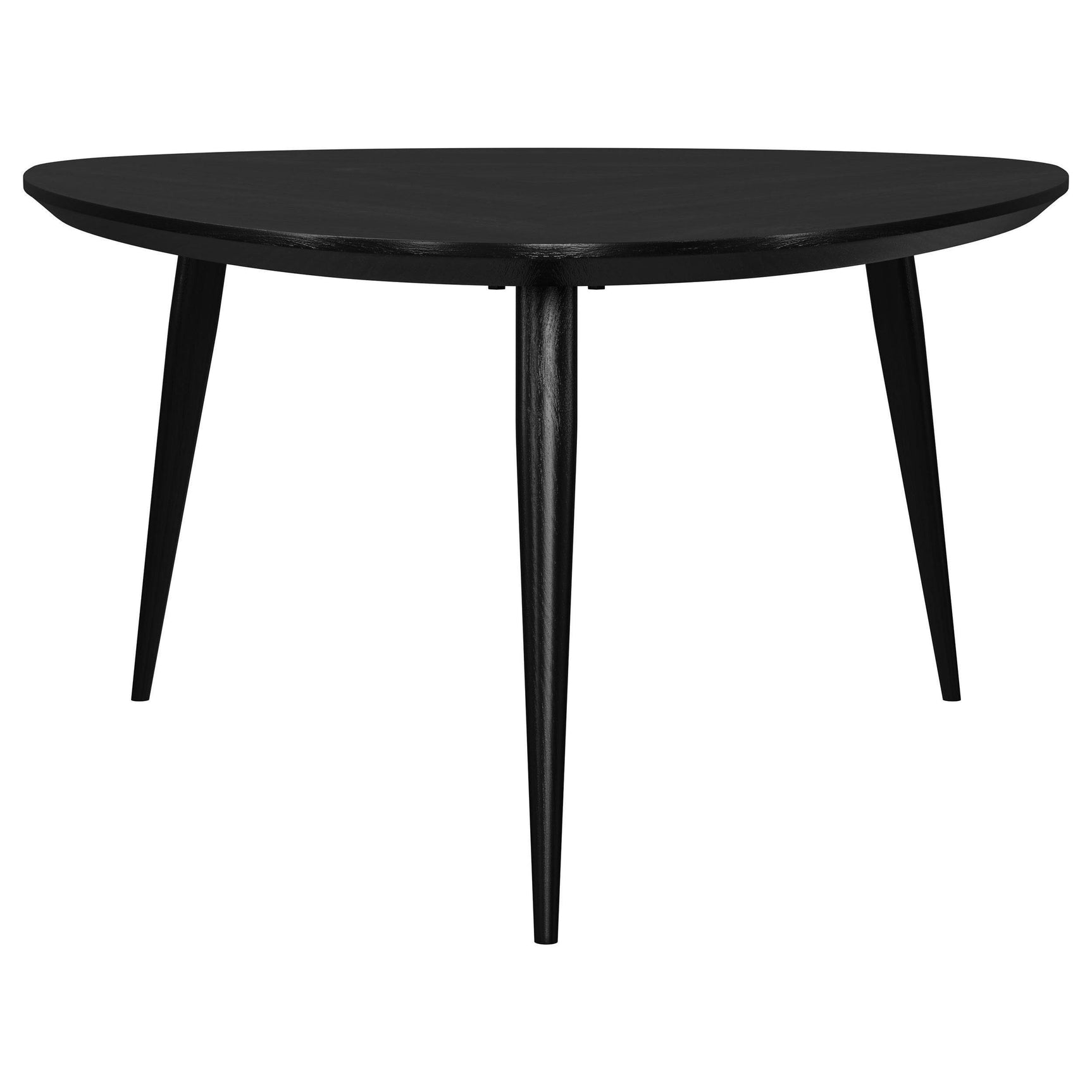 ODESSA COLLECTION Odessa Triangular Solid Wood Coffee Table Black 707918 - Ella Furniture