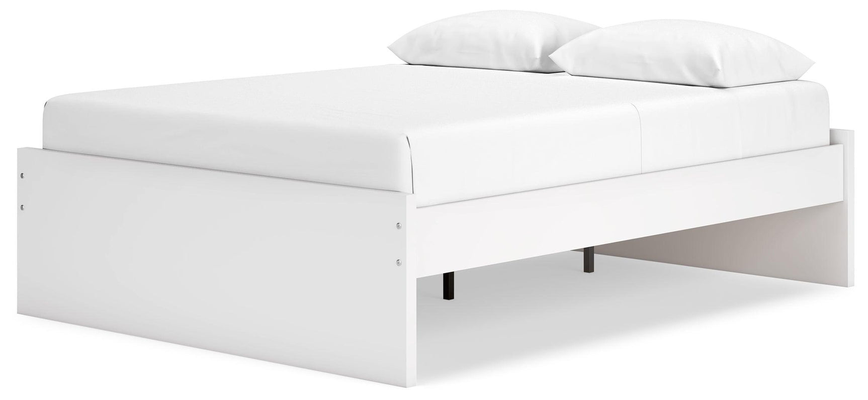 Onita White Queen Platform Bed - Ella Furniture