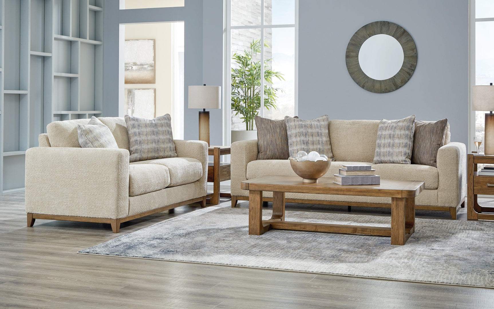 Parklynn Desert Sofa And Loveseat - Ella Furniture