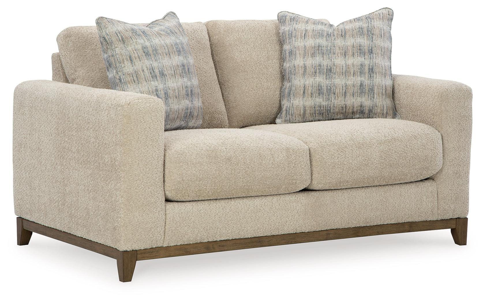 Parklynn Desert Sofa, Loveseat, Chair And Ottoman - Ella Furniture