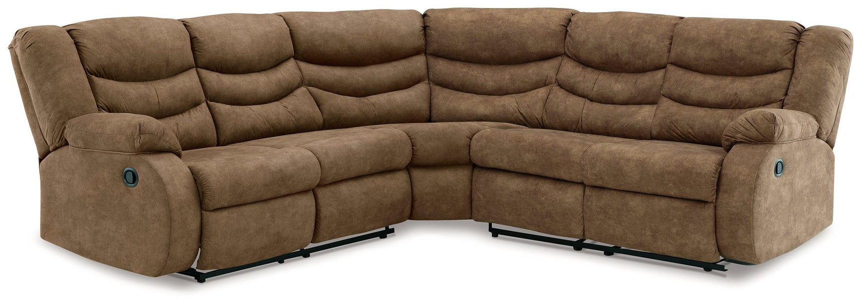Partymate Brindle 2-Piece Sectional With Recliner PKG015102 - 36902S2 | 3690225 - Ella Furniture
