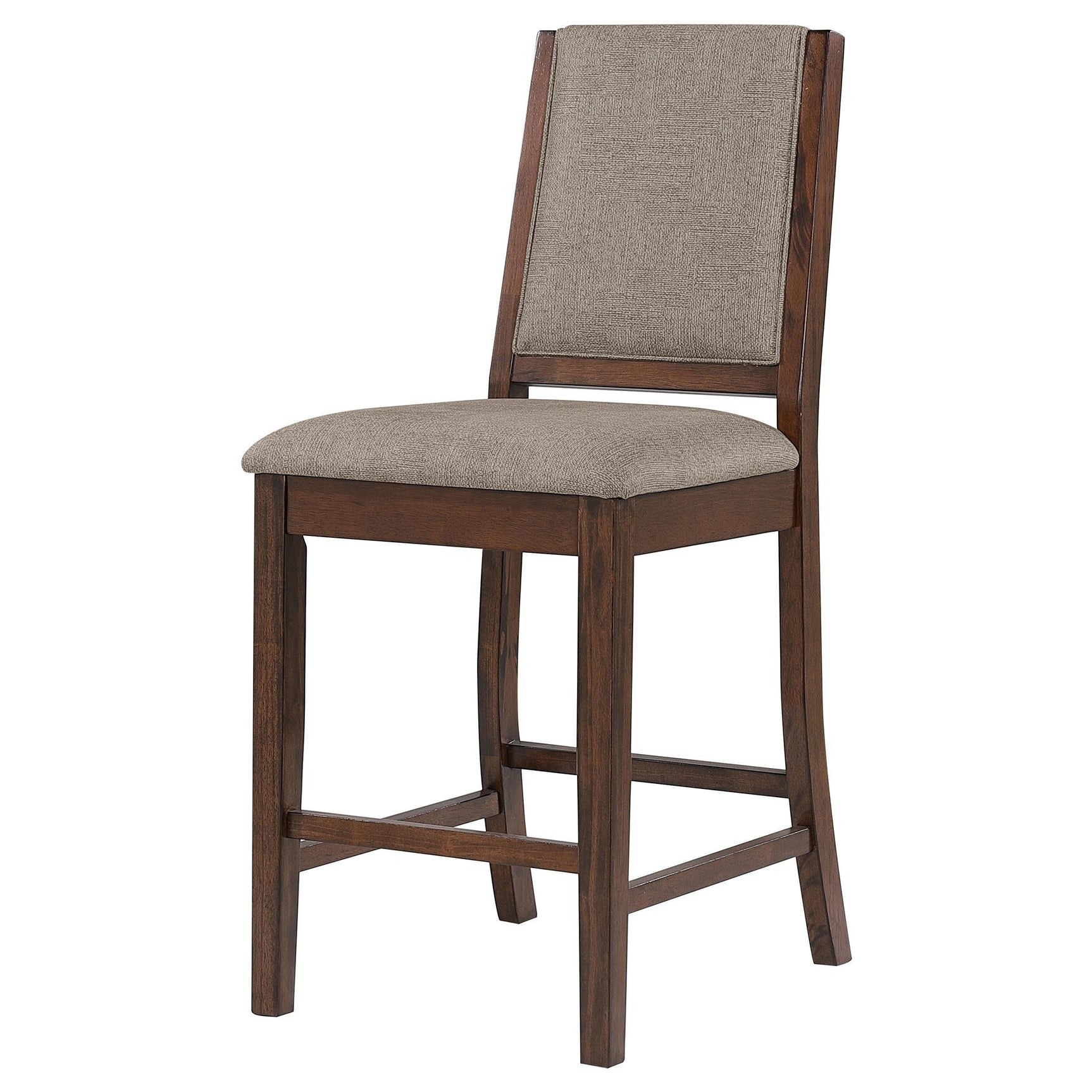 Patterson Upholstered Counter Chair Mango Oak (Set of 2) 108889 - Ella Furniture