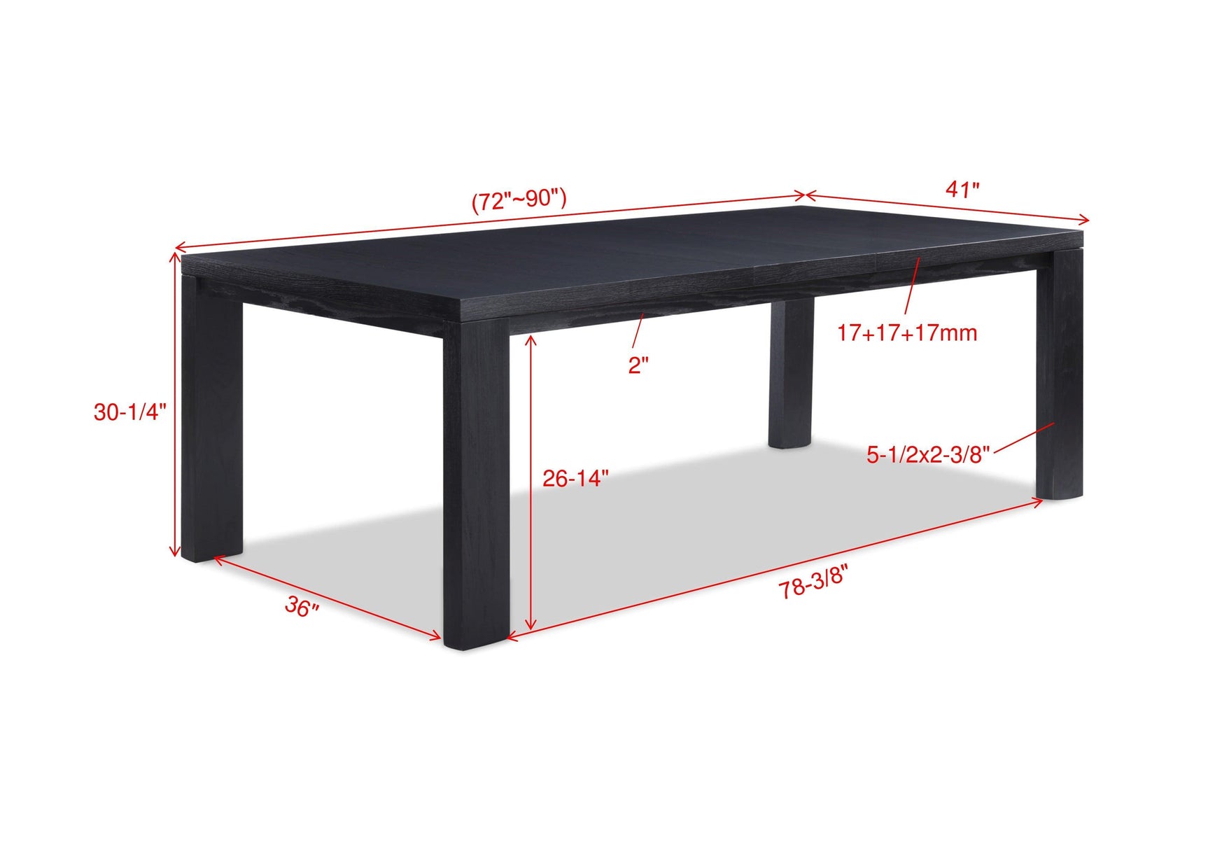 Pelham Black/Gray Modern Solid Wood And Veneers Fabric Upholstered Dining Room Set - Ella Furniture