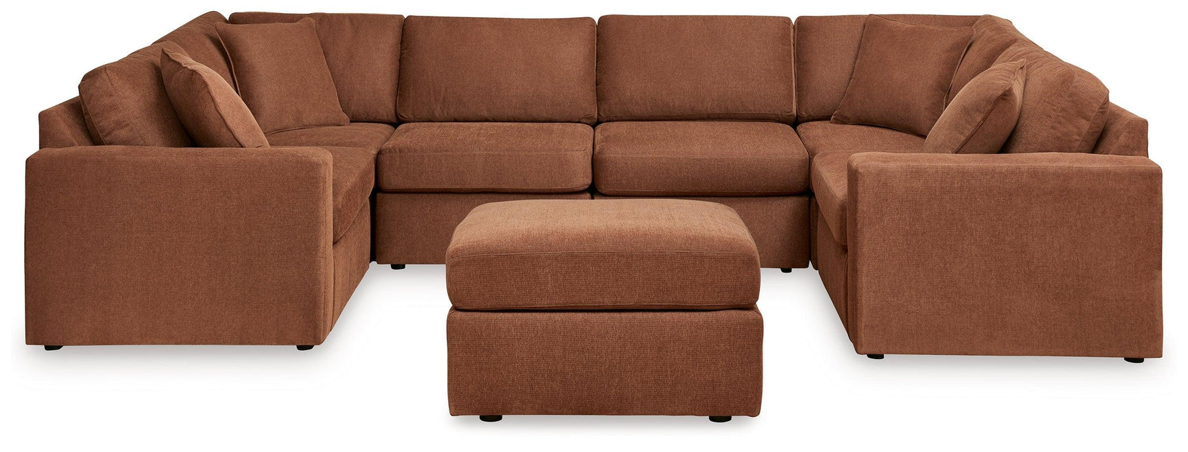 Pillar Spice Peak 6-Piece Sectional with Ottoman - Ella Furniture
