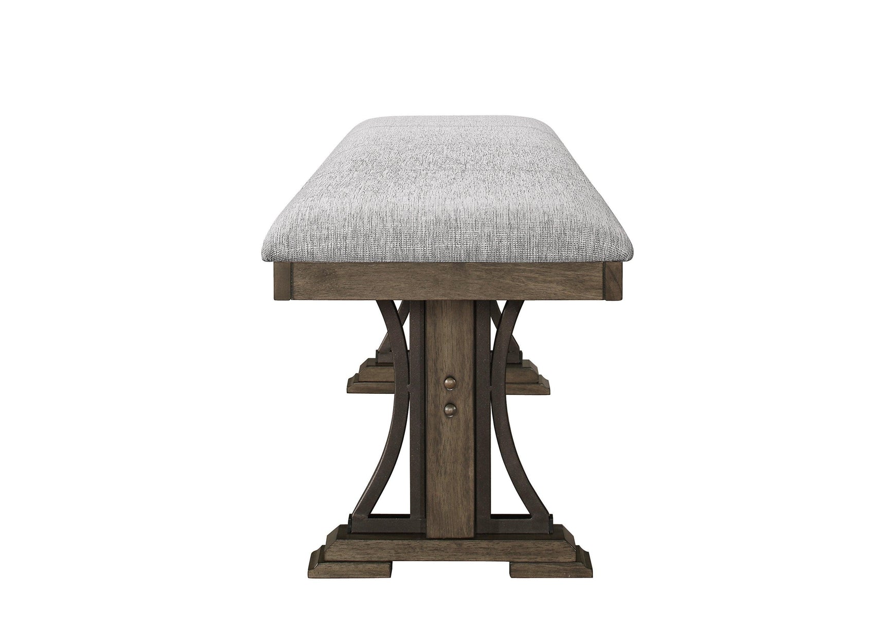 Quincy Grayish Brown Traditional Wood And Veneers Dining Room Set - Ella Furniture