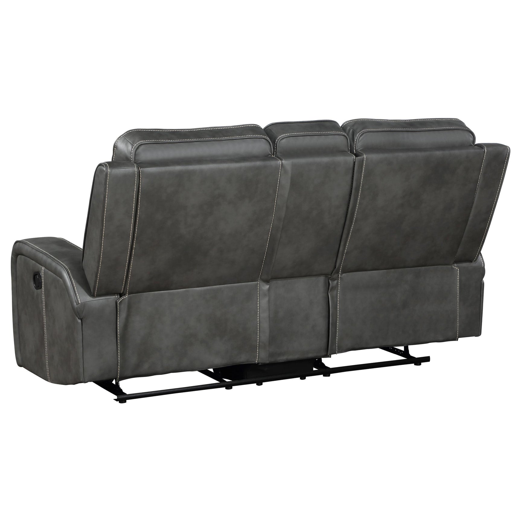 Raelynn 3-piece Upholstered Reclining Sofa Set Grey 603191-S3 - Ella Furniture